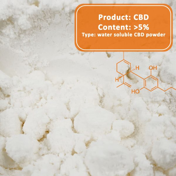 Bulk water soluble CBD powder