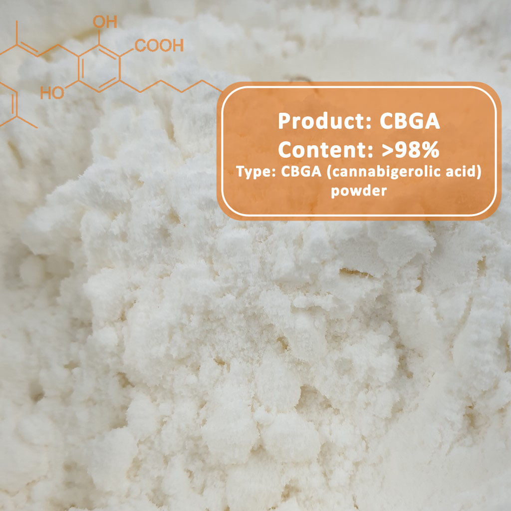 CBGA - cannabigerolic acid isolate crystals bulk wholesale
